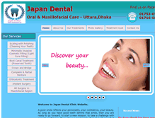 Tablet Screenshot of japandentalbd.com